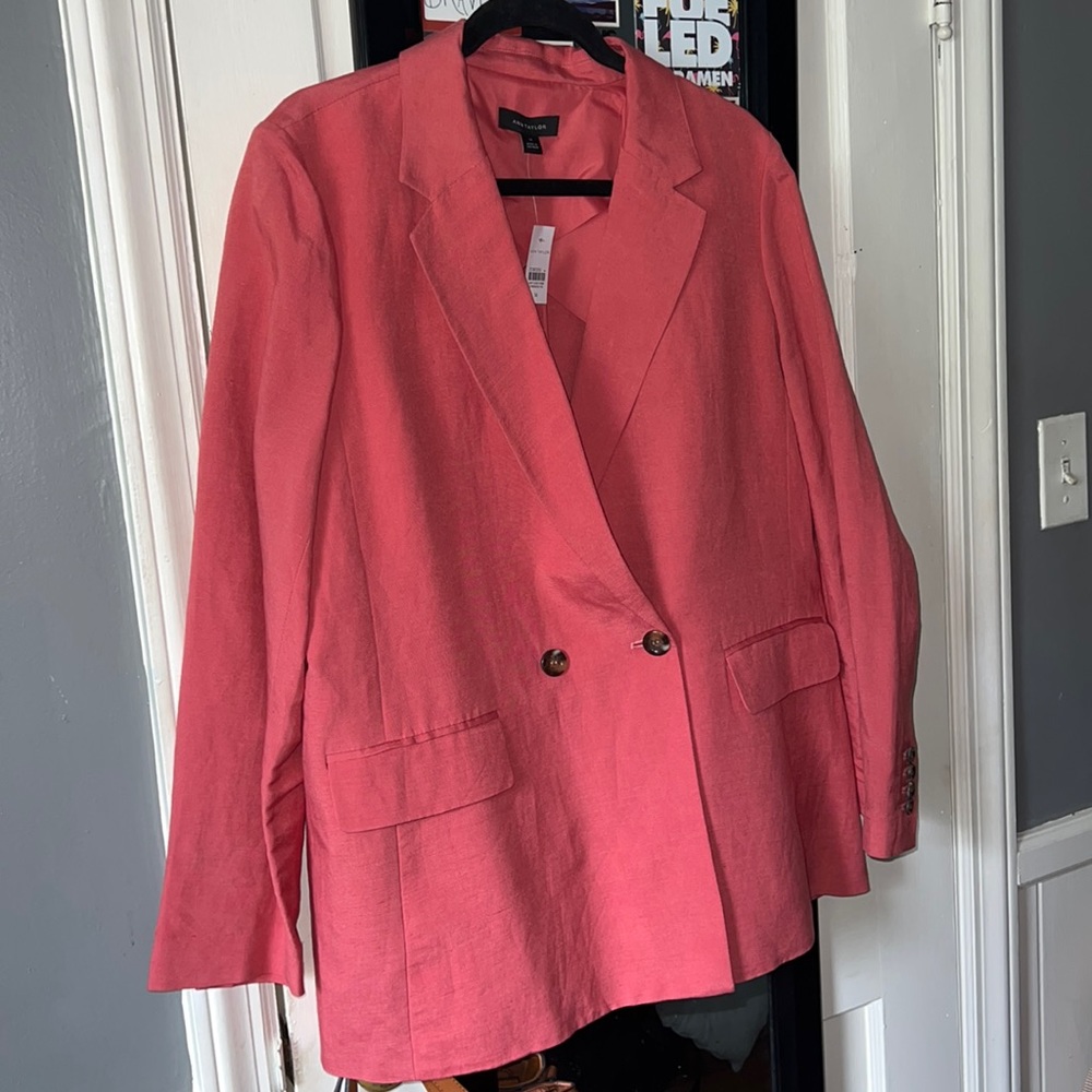 Ann Taylor Linen Blend Blazer